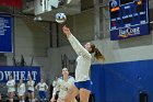 VB vs MHC  Wheaton Women's Volleyball vs Mount Holyoke College. - Photo by Keith Nordstrom : Wheaton, Volleyball, VB